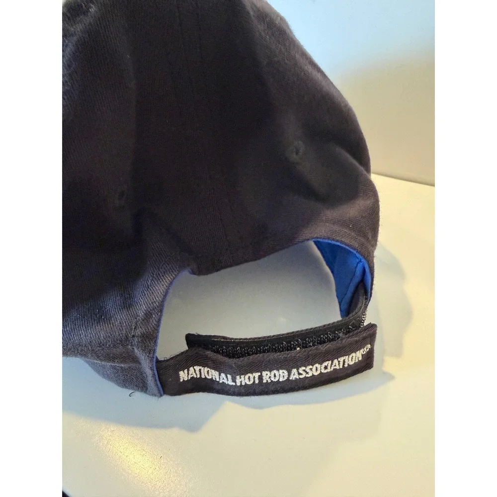 NHRA Championship Drag Racing 2009 Hat MainGate BlueBlack Adjustable Cap Vintage
